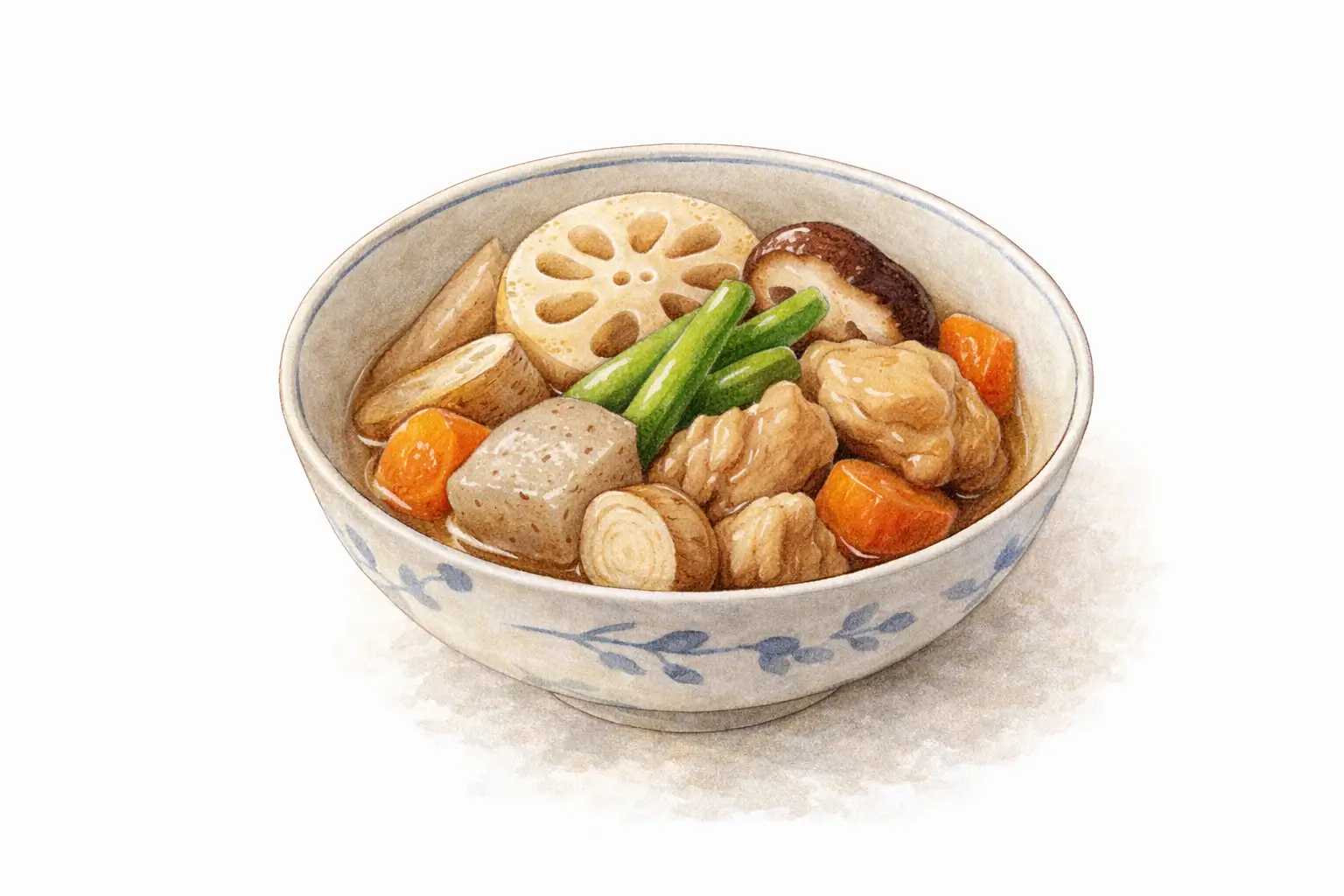 煮物のイラスト