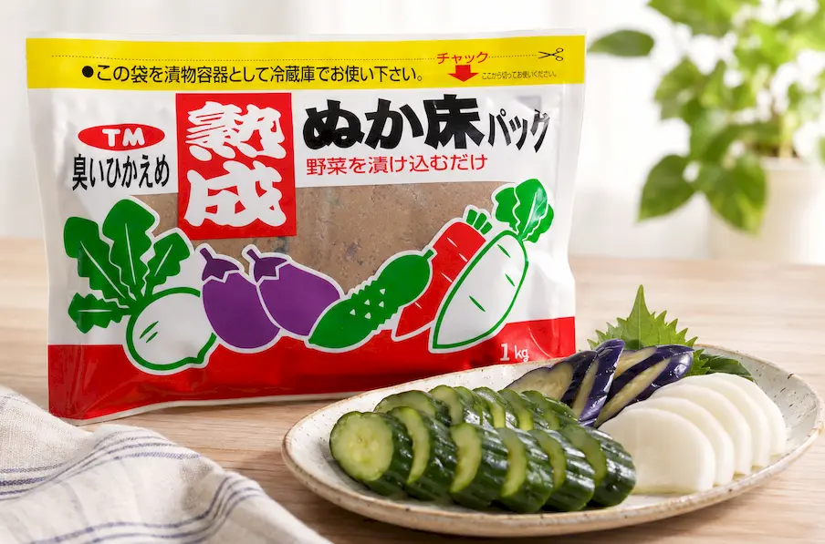 現在の熟成ぬか床パックのイメージ