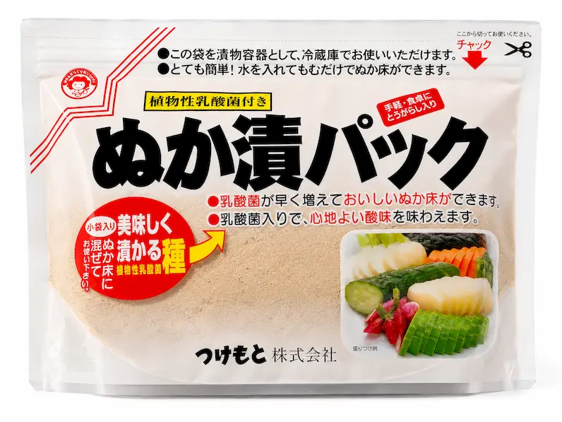 乳酸菌ぬか漬パック600gの商品パッケージイメージ
