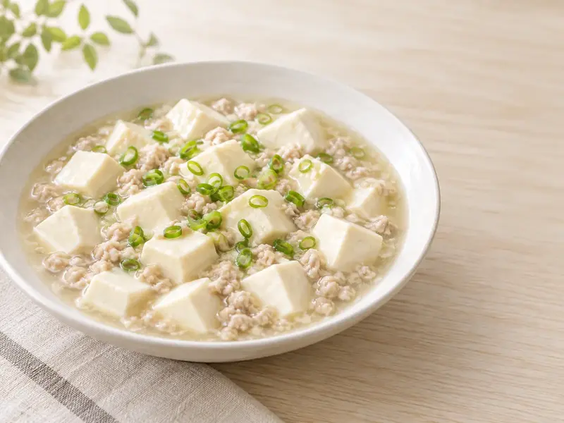 塩麹を使ったあっさり麻婆豆腐