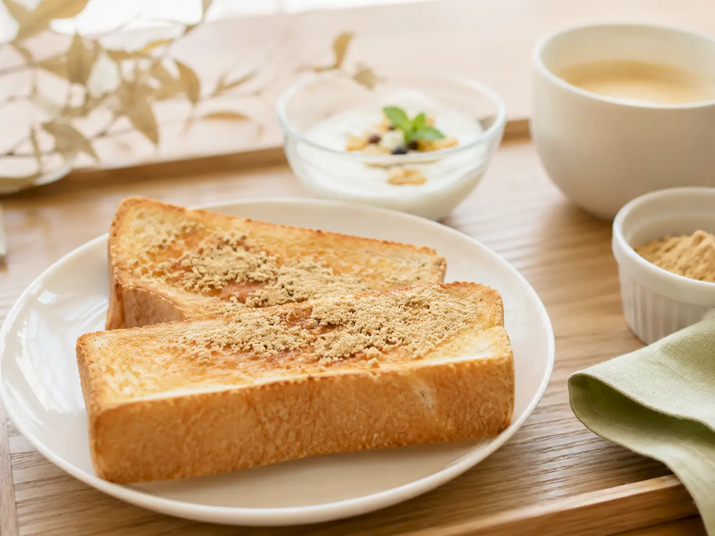 トーストやパンに食べ方イメージ