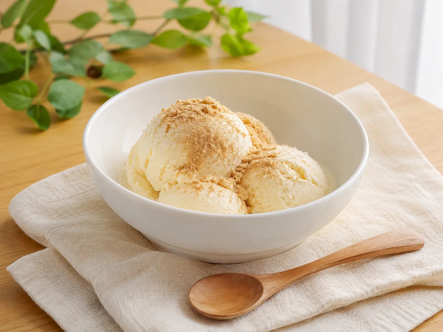アイスクリームに食べ方イメージ