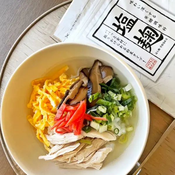 塩麹鶏飯