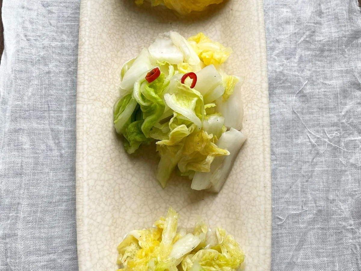 三種の白菜漬け
