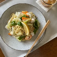 塩キャベツのレモン焼きそばの料理写真