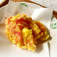 自家製紅しょうがの天ぷら