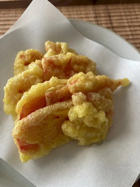 紅しょうが天