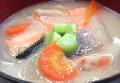 塩麹を使った鮭の粕汁風