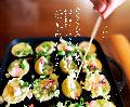 たくあん入たこ焼き